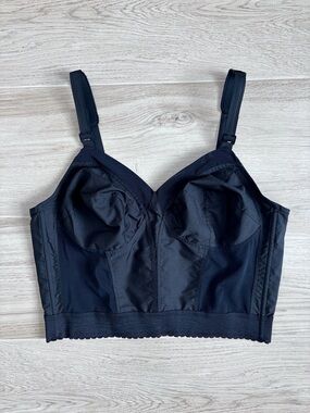 Exquisite Form Fully Back Close Longline Bra Black 5107532 7532 Size 44B